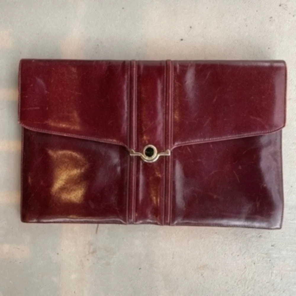 Vintage authentic 80s clutch​​​​